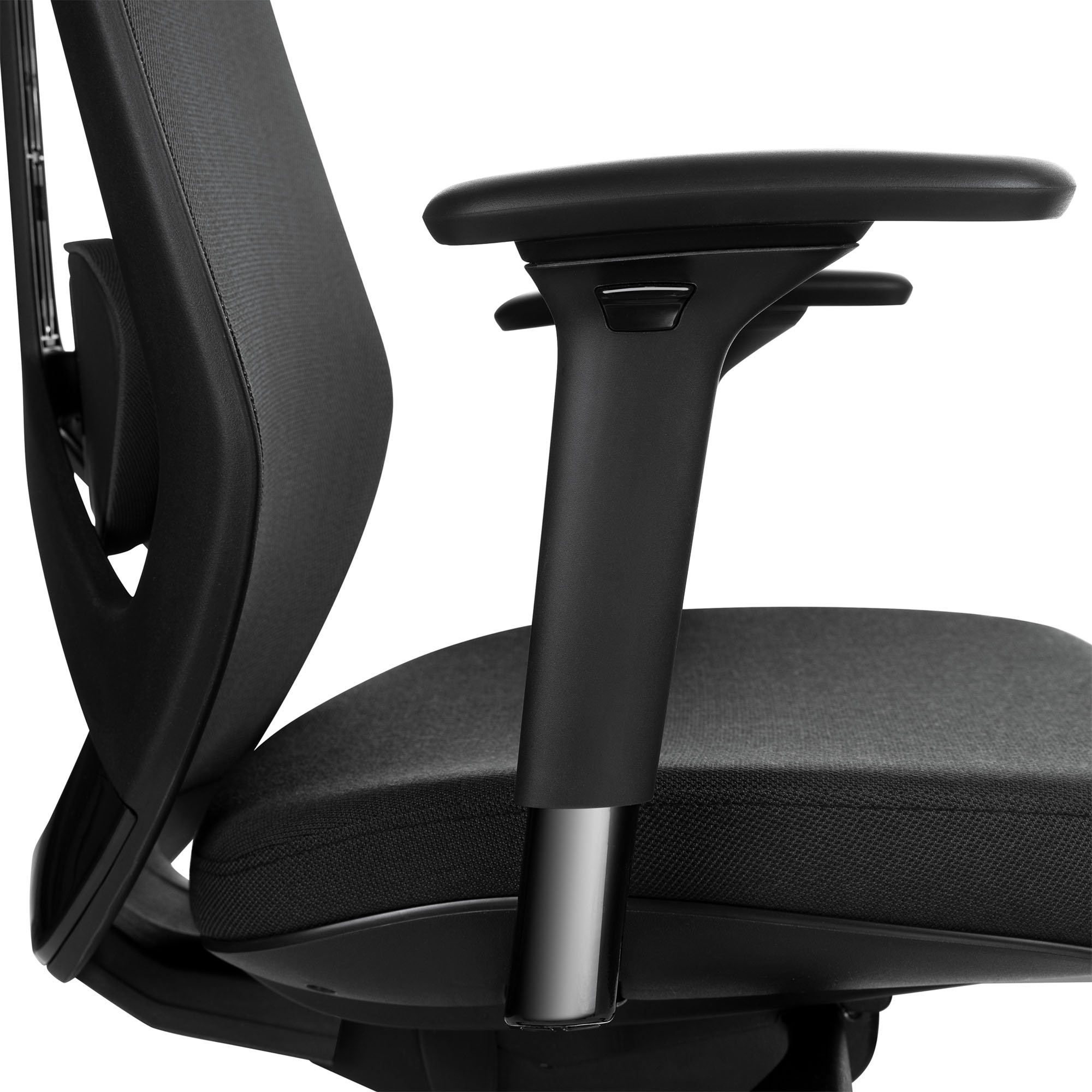 MESH 6 Chaise pivotante de bureau avec appui-tête | Support Lordost, Mesh Back, noir - 5 Main Image