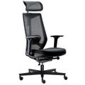 MESH 6 Chaise pivotante de bureau avec appui-tête | Support Lordost, Mesh Back, noir - 1 Thumbnail Image