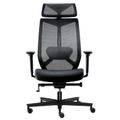MESH 6 Chaise pivotante de bureau avec appui-tête | Support Lordost, Mesh Back, noir - 4 Thumbnail Image