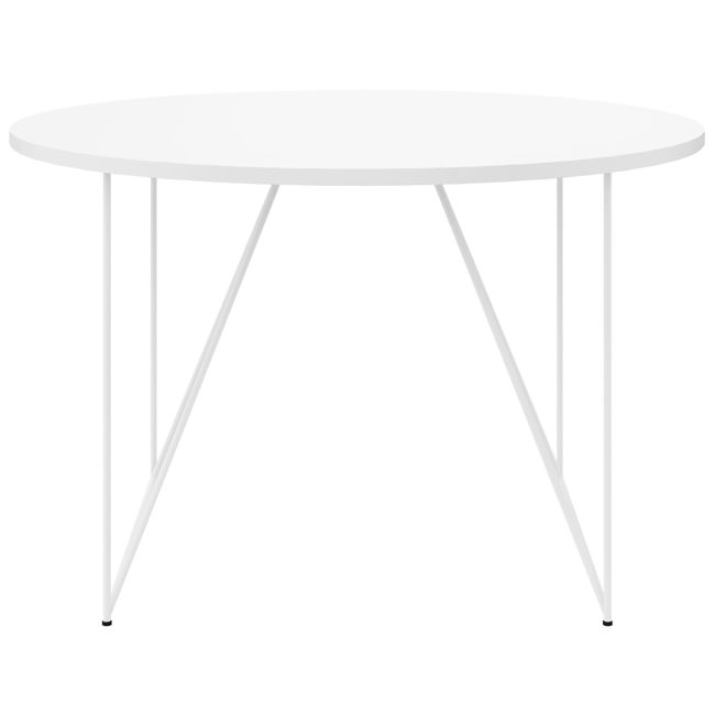 AIR Besprechungstisch | Rund, Ø 1200 mm (4 Personen), Weiß 