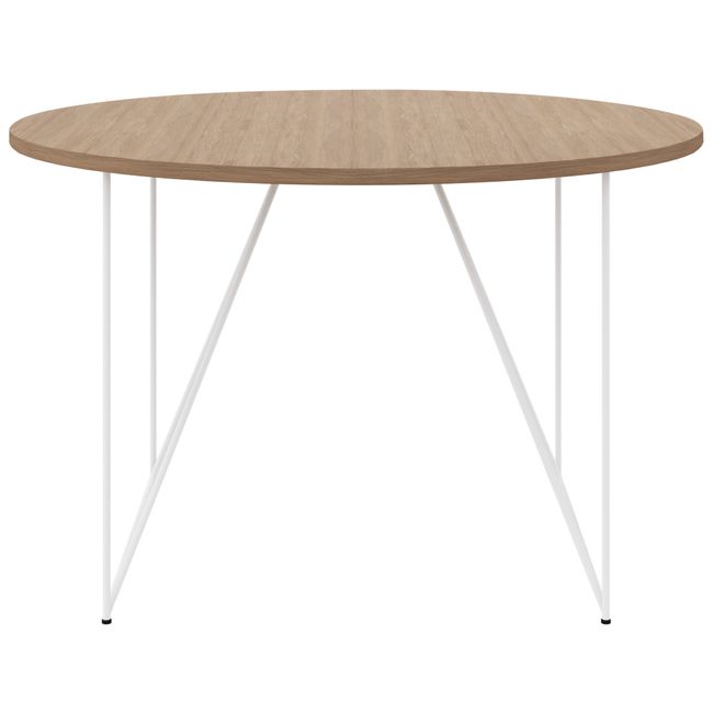 AIR Besprechungstisch | Rund, Ø 1200 mm (4 Personen), Bernsteineiche 