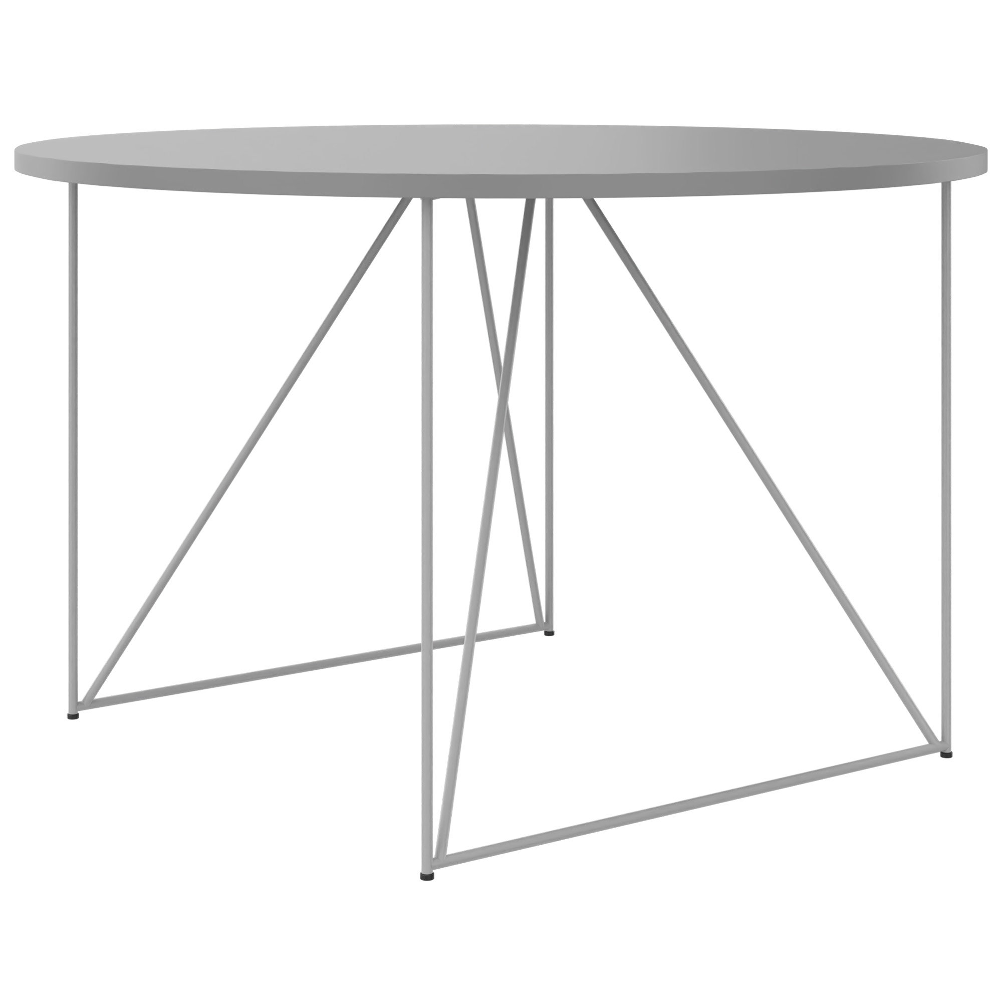 AIR meeting table | Round, Ø 1200 mm (4 people), pearl gray - 1 Main Image