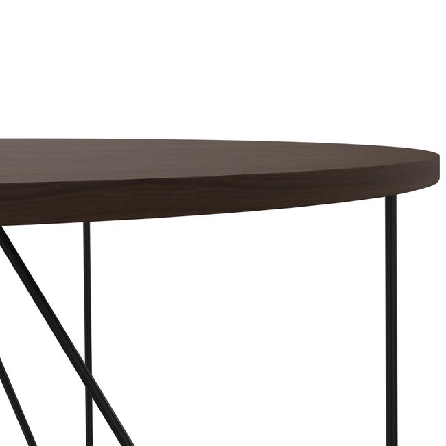 AIR Besprechungstisch | Rund, Ø 1200 mm (4 Personen), Nussbaum  AIR Besprechungstisch | Rund, Ø 1200 mm (4 Personen), Nussbaum
