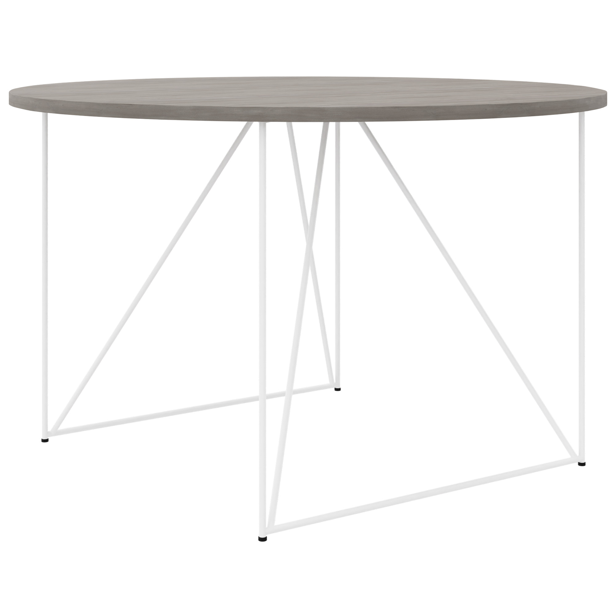 AIR Tableau de réunion | Round, Ø 1200 mm (4 personnes), North Oak Gray - 1 Main Image