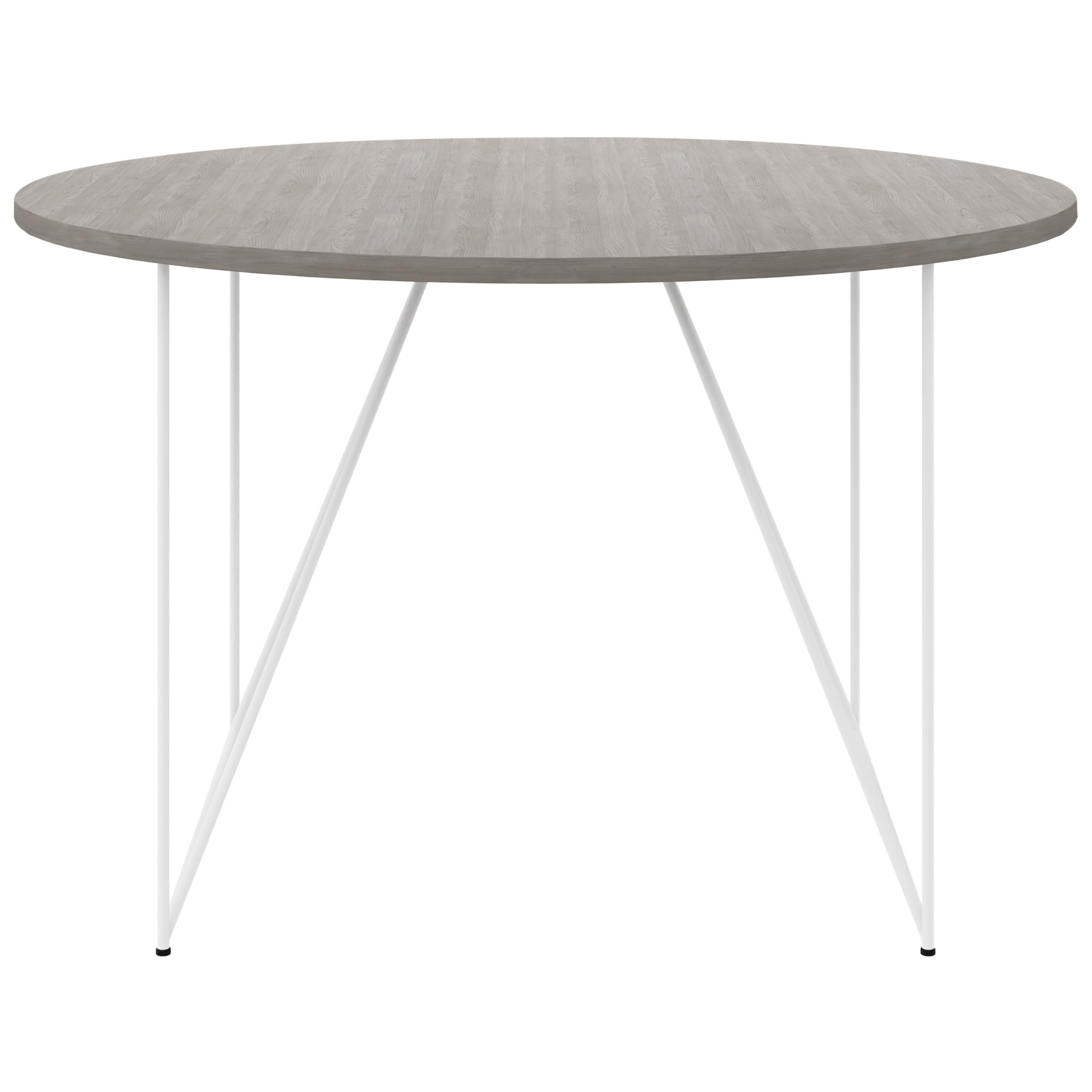 AIR Tableau de réunion | Round, Ø 1200 mm (4 personnes), North Oak Gray - 2 Main Image