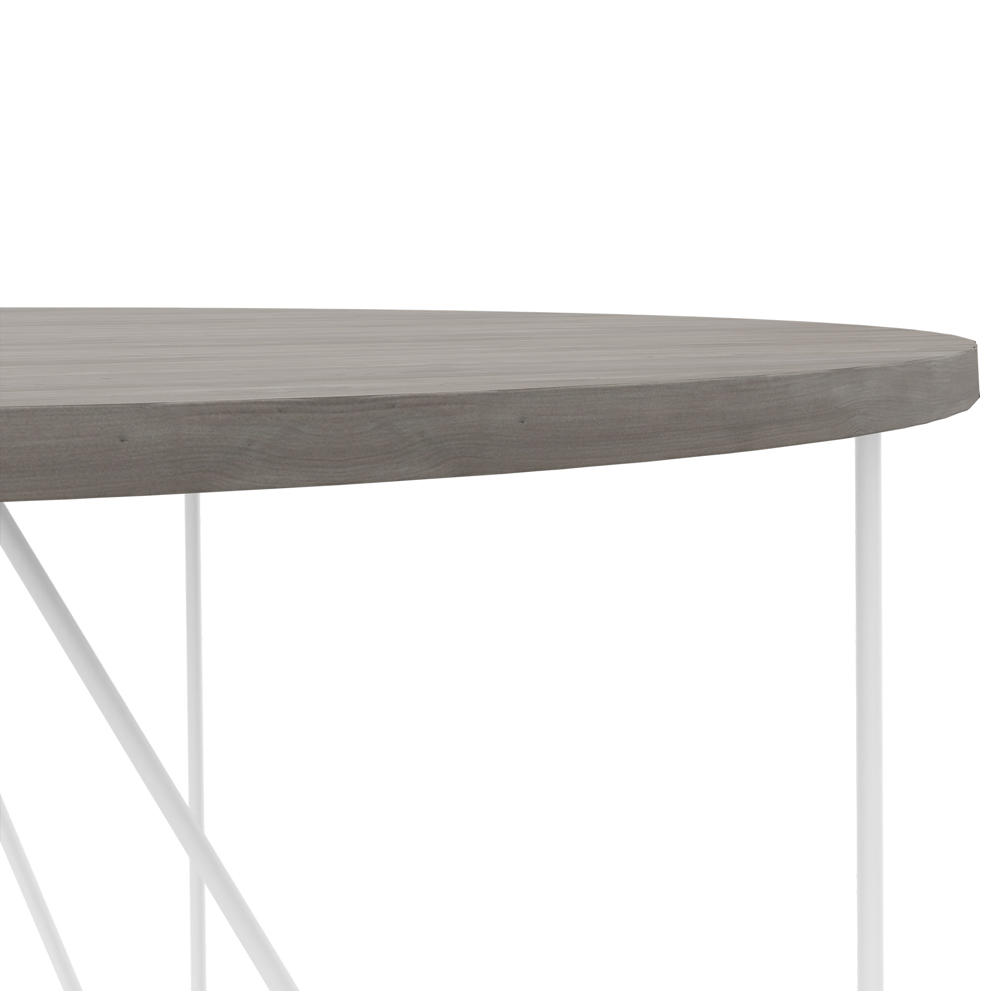 AIR Tableau de réunion | Round, Ø 1200 mm (4 personnes), North Oak Gray - 3 Main Image