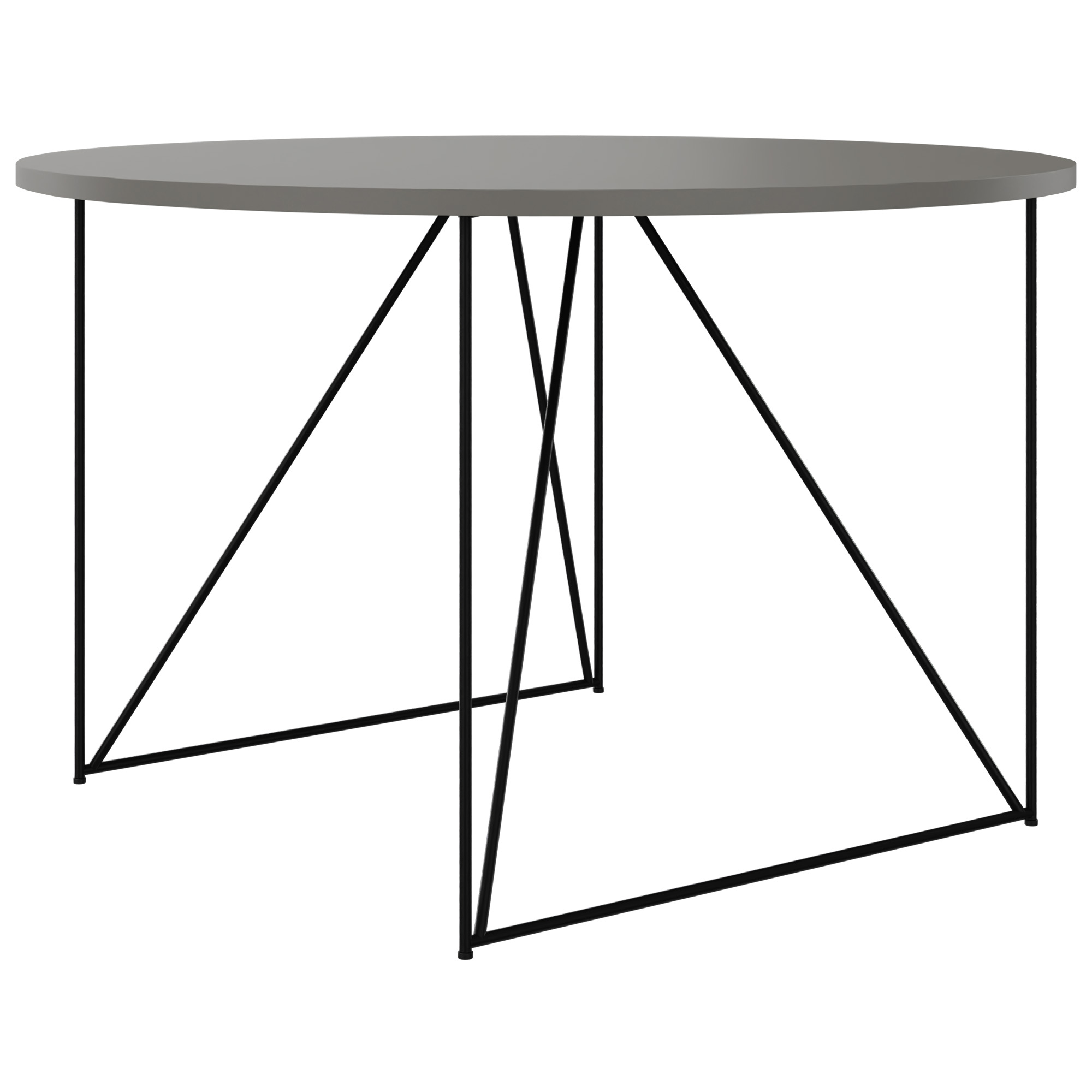 AIR Tabella delle riunioni | Round, Ø 1200 mm (4 persone), grigio cubanite - 1 Main Image
