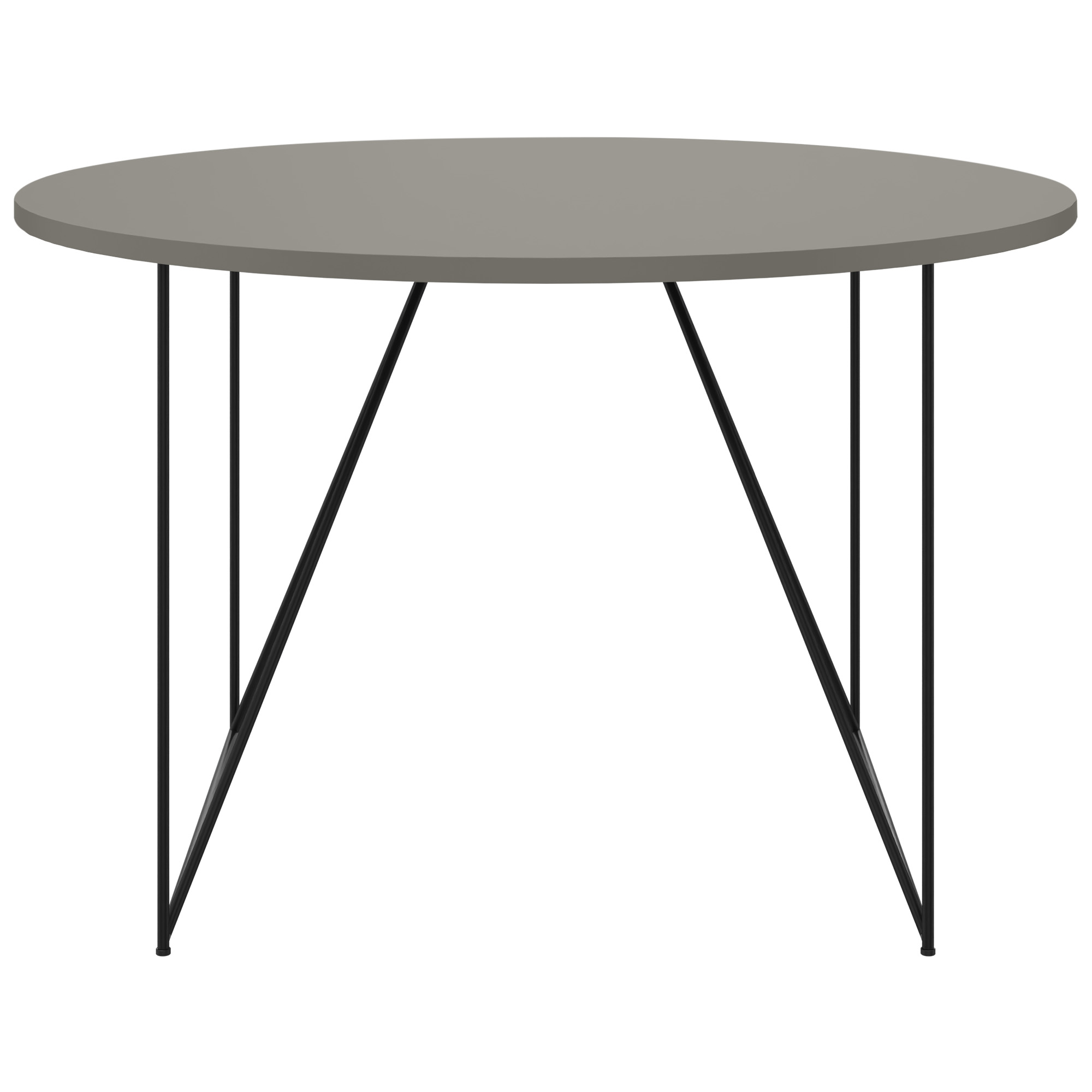AIR Tabella delle riunioni | Round, Ø 1200 mm (4 persone), grigio cubanite - 2 Main Image