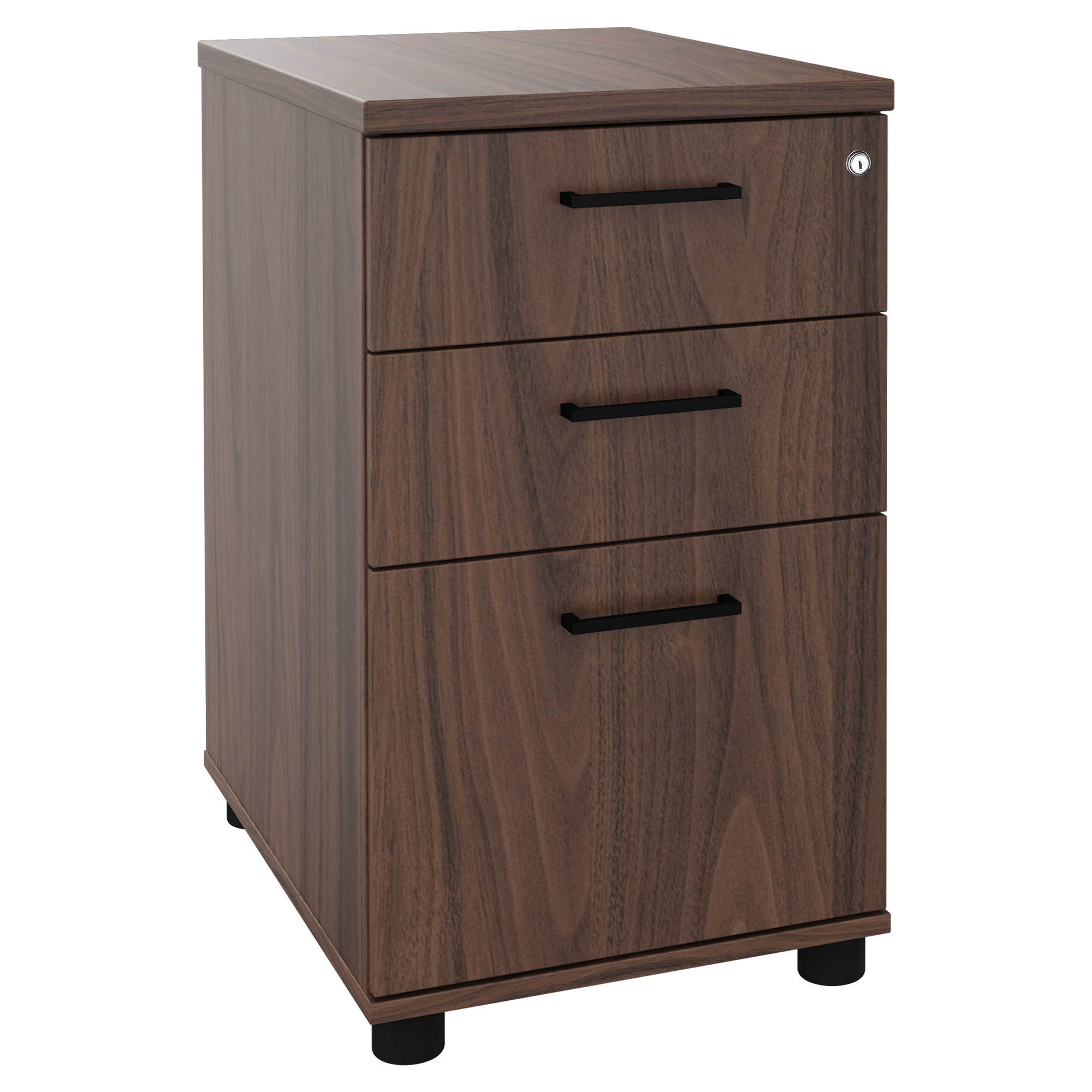 OPTIMA standing container | 600 mm deep, walnut - 1 Main Image