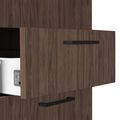 OPTIMA standing container | 600 mm deep, walnut - 2 Thumbnail Image