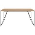 AIR Schreibtisch | 1600 - 1800 mm, Bernsteineiche