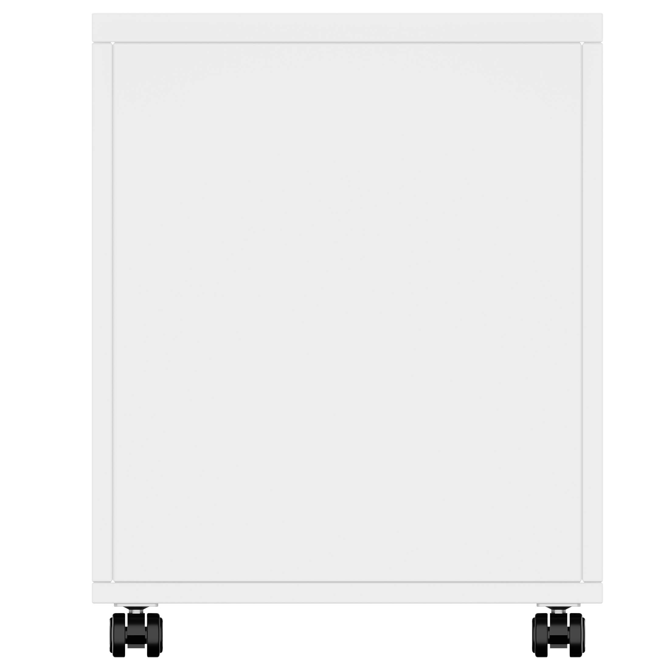 NOVA Roll container | 3 drawers + 1 small parts, 600 mm deep, white - 8 Main Image