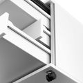 NOVA Roll container | 3 drawers + 1 small parts, 600 mm deep, white - 6 Thumbnail Image