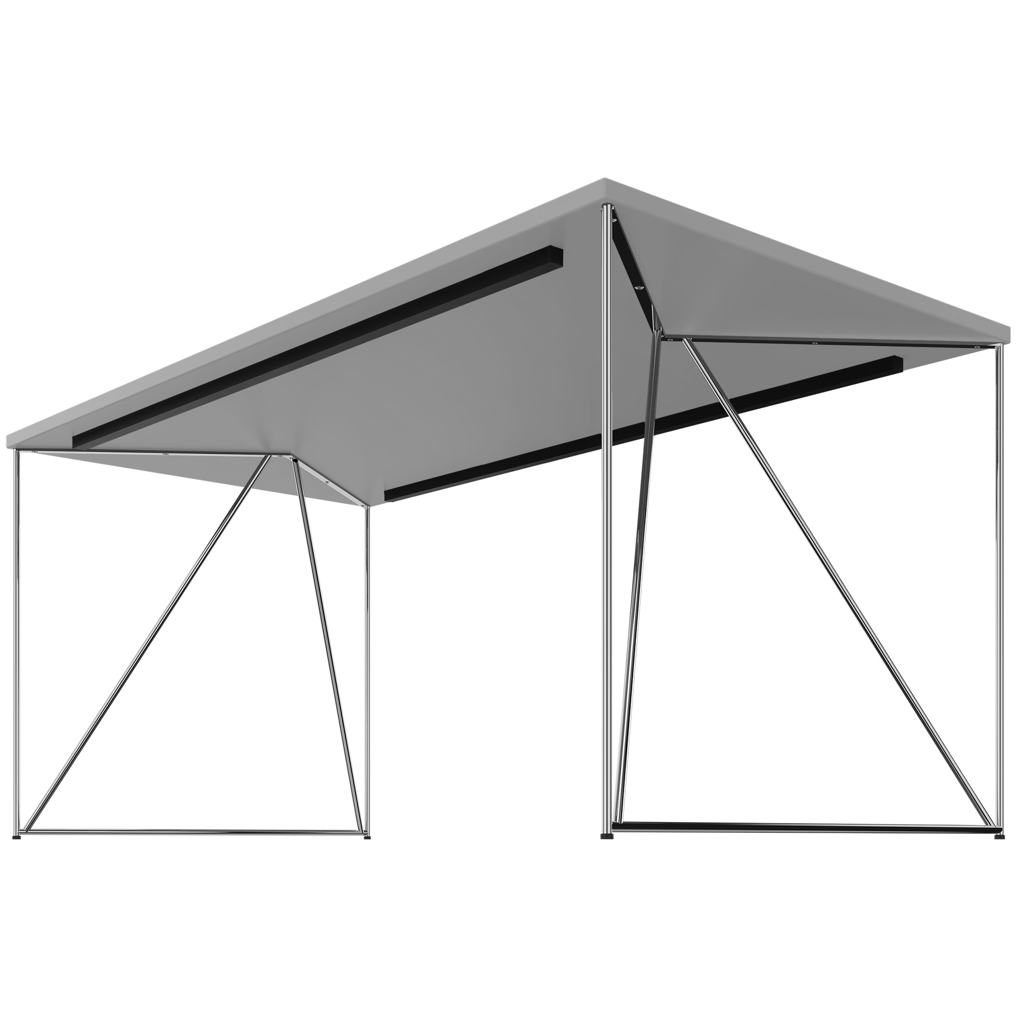 AIR desk | 1600 - 1800 mm, pearl gray - 3 Main Image