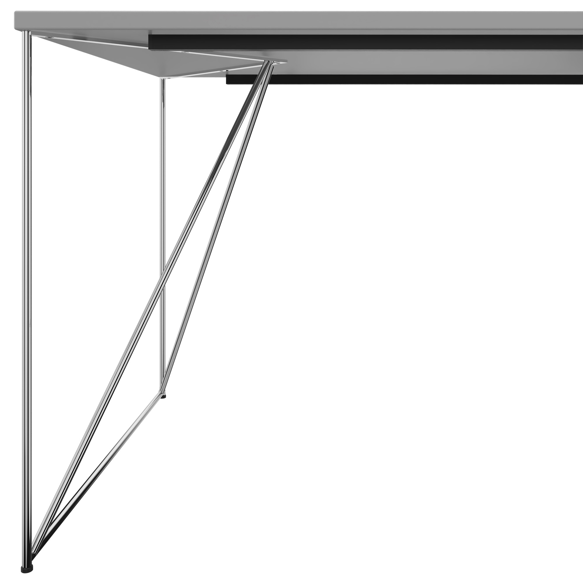 AIR desk | 1600 - 1800 mm, pearl gray - 4 Main Image