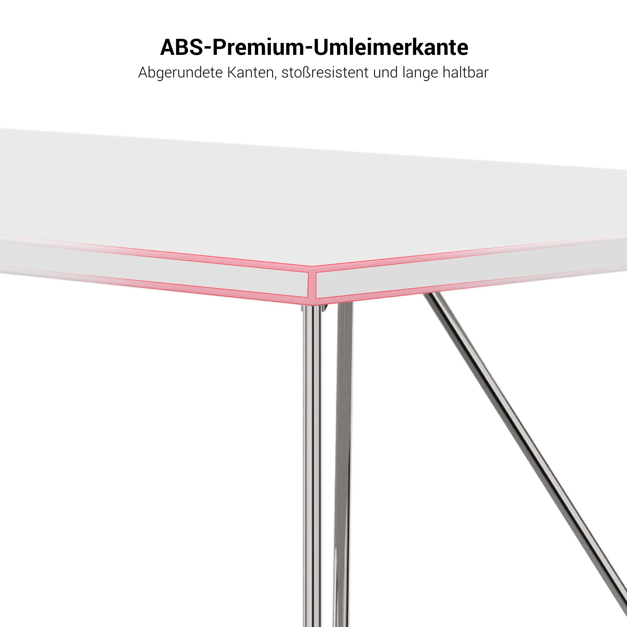 AIR desk | 1600 - 1800 mm, pearl gray - 7 Main Image