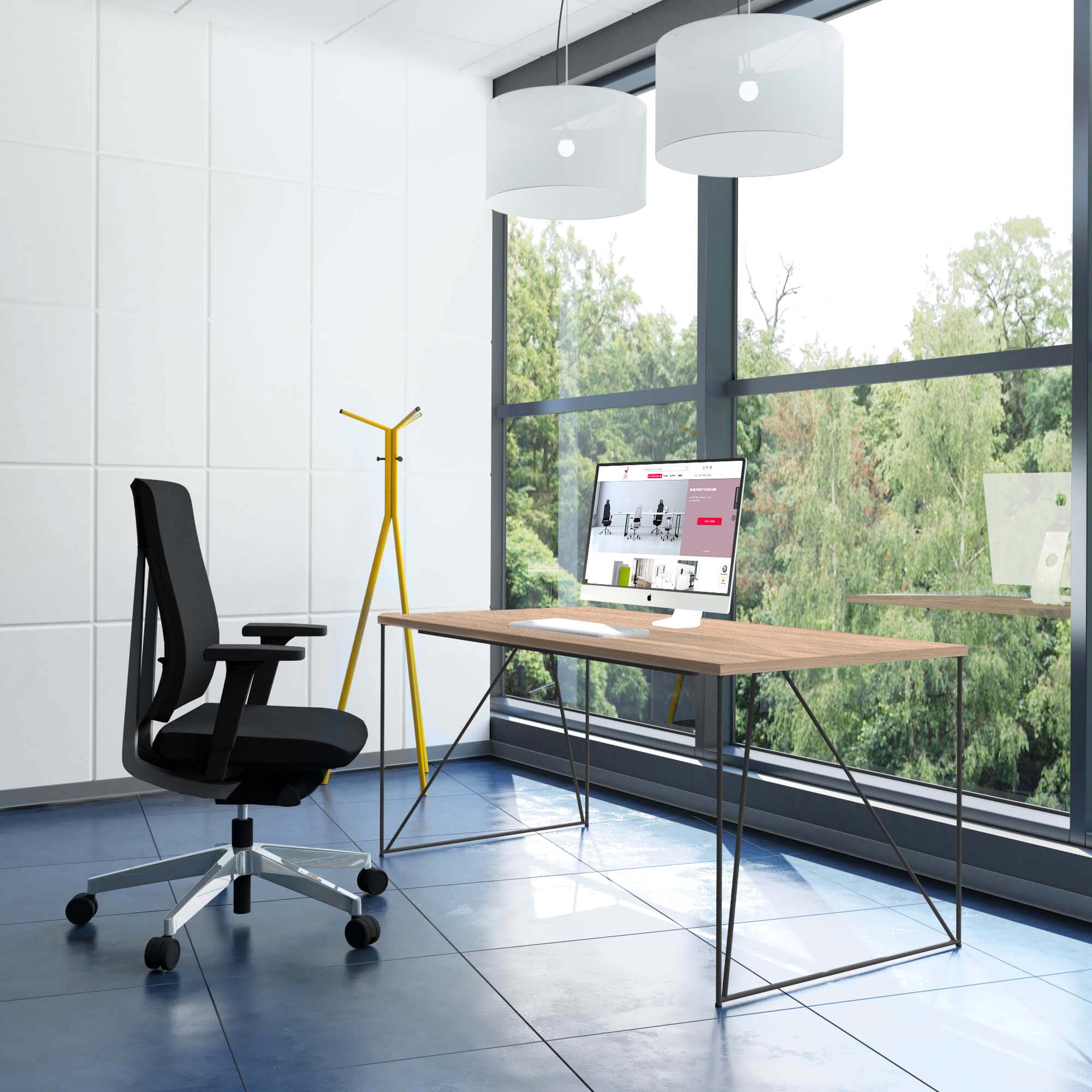 AIR desk | 1600 - 1800 mm, pearl gray - 13 Main Image