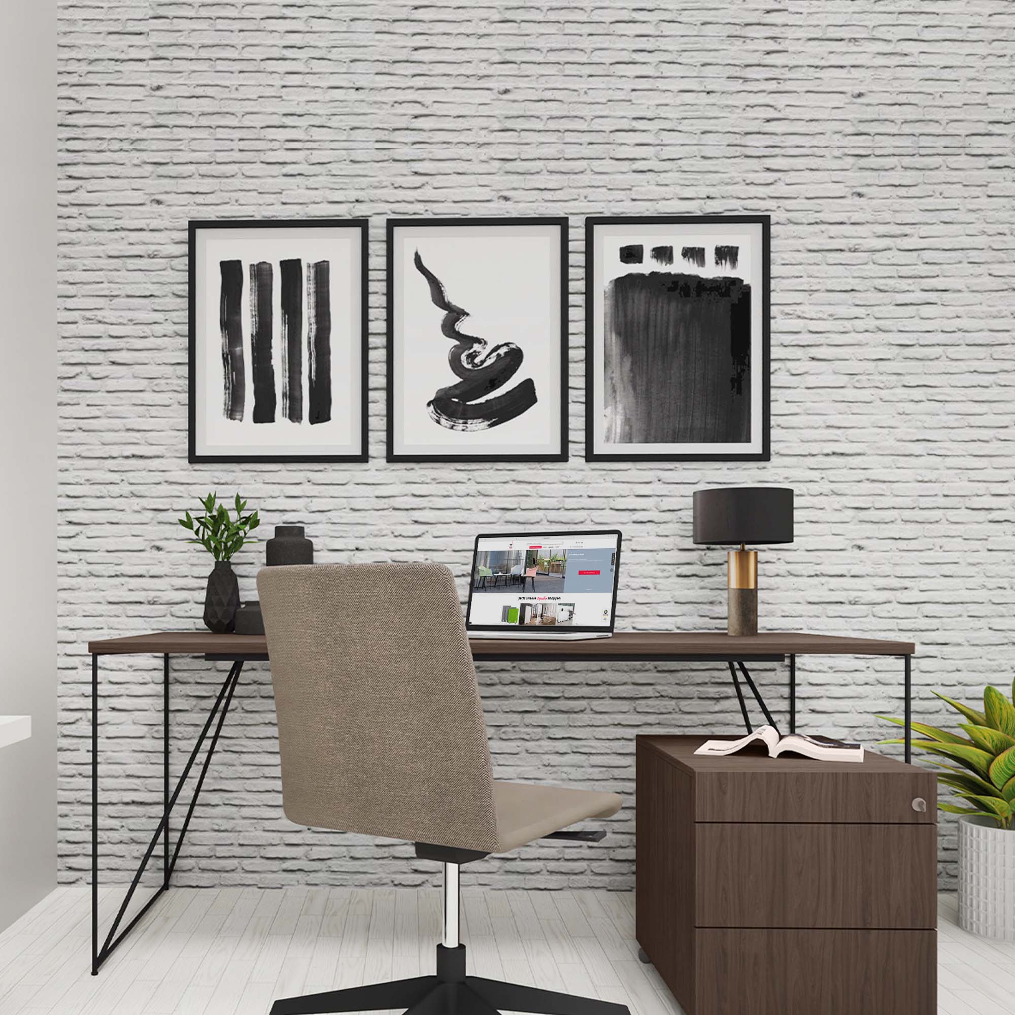 AIR desk | 1600 - 1800 mm, pearl gray - 10 Main Image