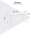 AIR desk | 1600 - 1800 mm, pearl gray - 9 Thumbnail Image