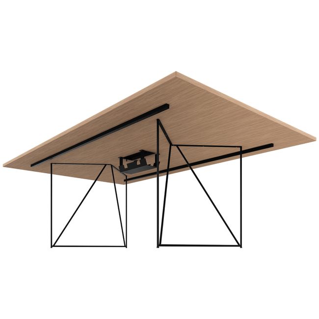 AIR Konferenztisch | Elektrifiziert, 2200 x 1300 mm, Bernsteineiche