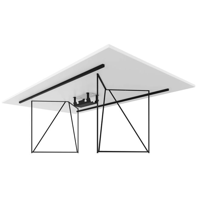 AIR Konferenztisch | Elektrifiziert, 2200 x 1300 mm, Weiß