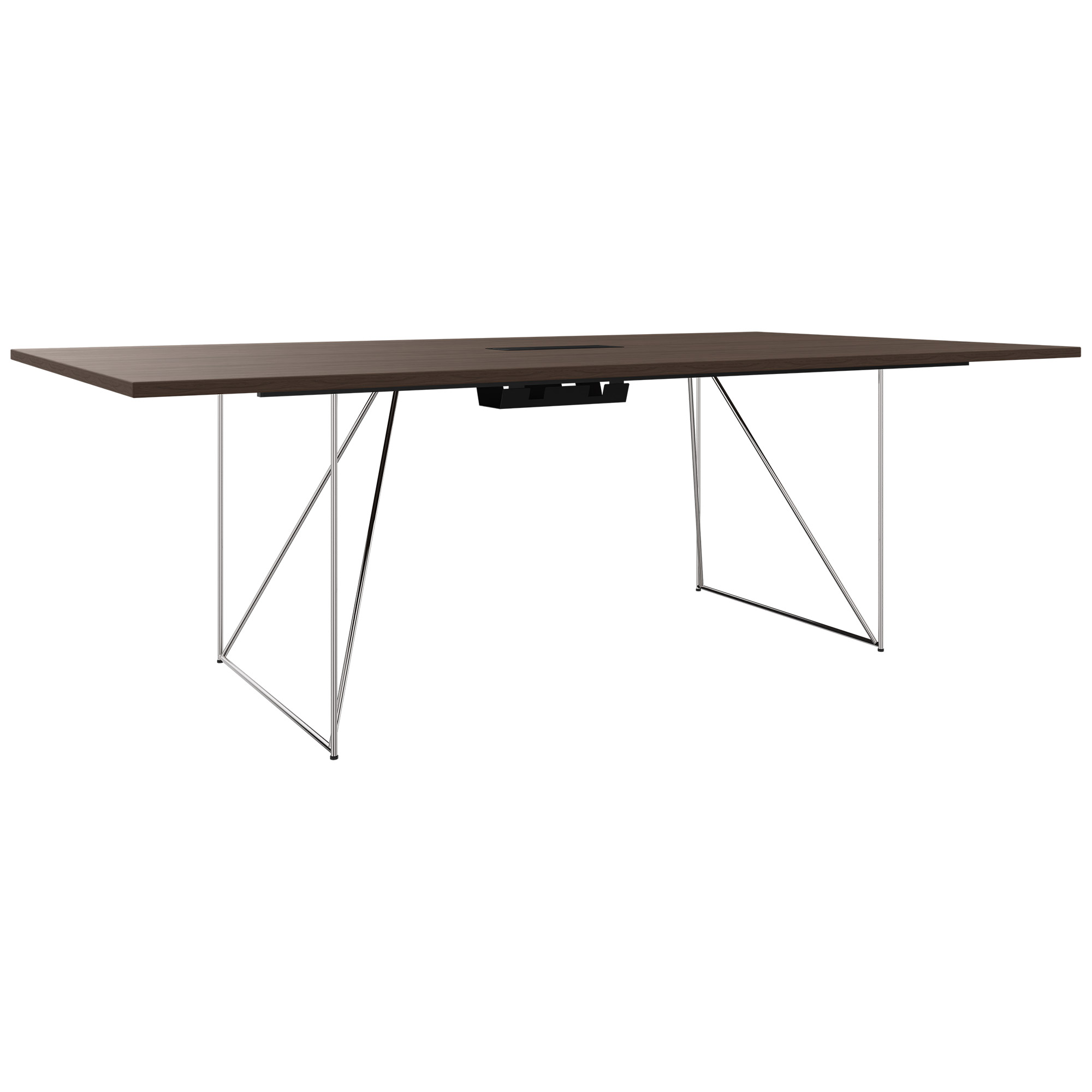 AIR Konferenztisch | Elektrifiziert, 2200 x 1300 mm, Nussbaum - 6 Main Image