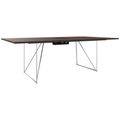 AIR Konferenztisch | Elektrifiziert, 2200 x 1300 mm, Nussbaum