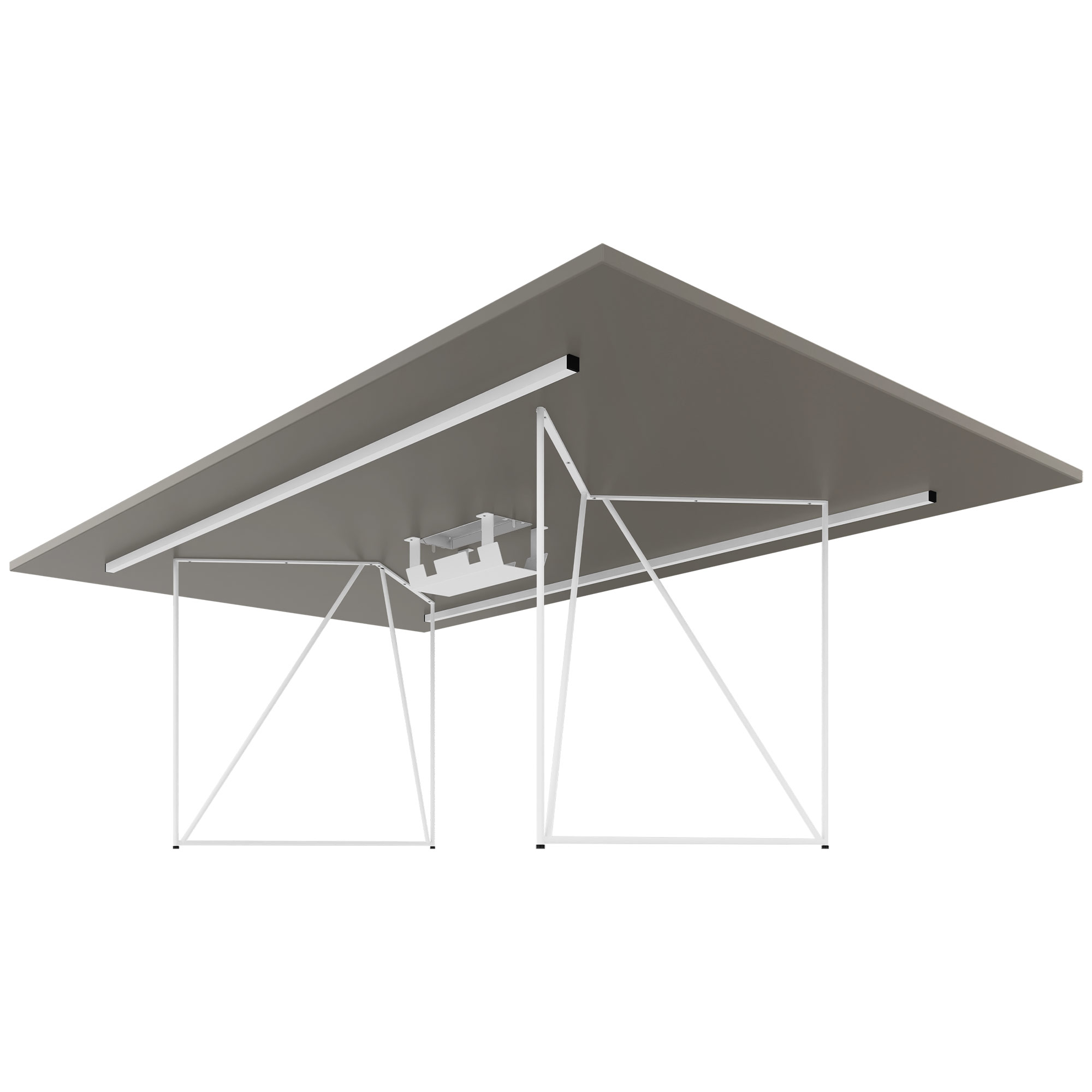 AIR Tableau de conférence | Électrifié, 2200 x 1300 mm, gris cubanite - 4 Main Image