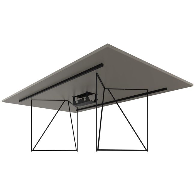 AIR Konferenztisch | Elektrifiziert, 2200 x 1300 mm, Cubanitgrau