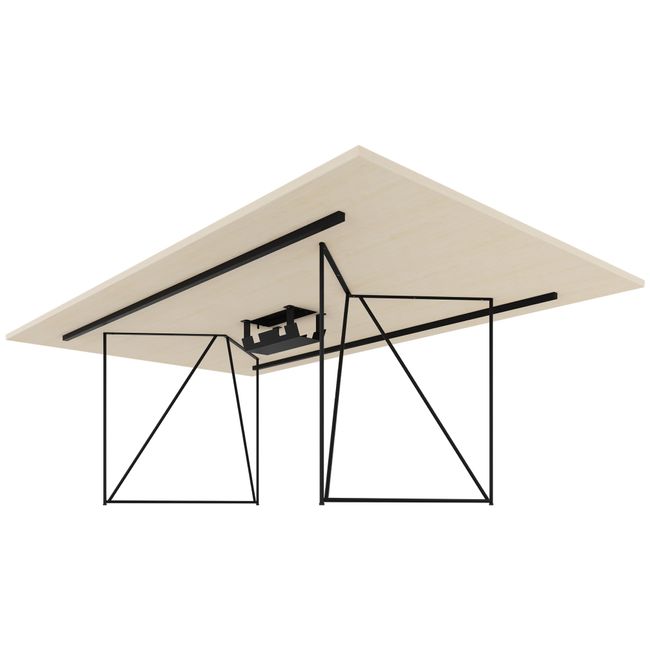 AIR Konferenztisch | Elektrifiziert, 2200 x 1300 mm, Ahorn