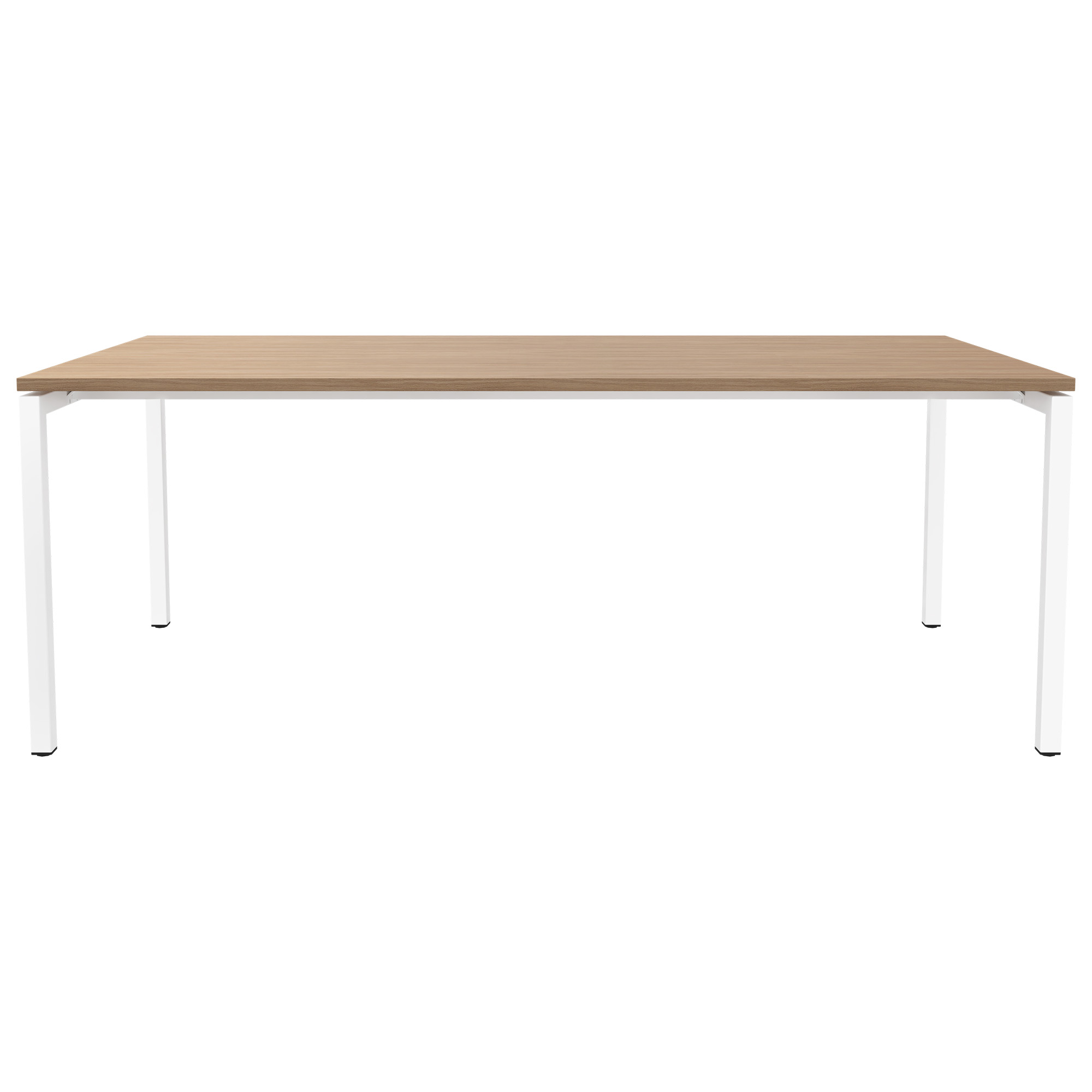 NOVA U meeting table | 2000 x 1000 mm, amber oak - 3 Main Image