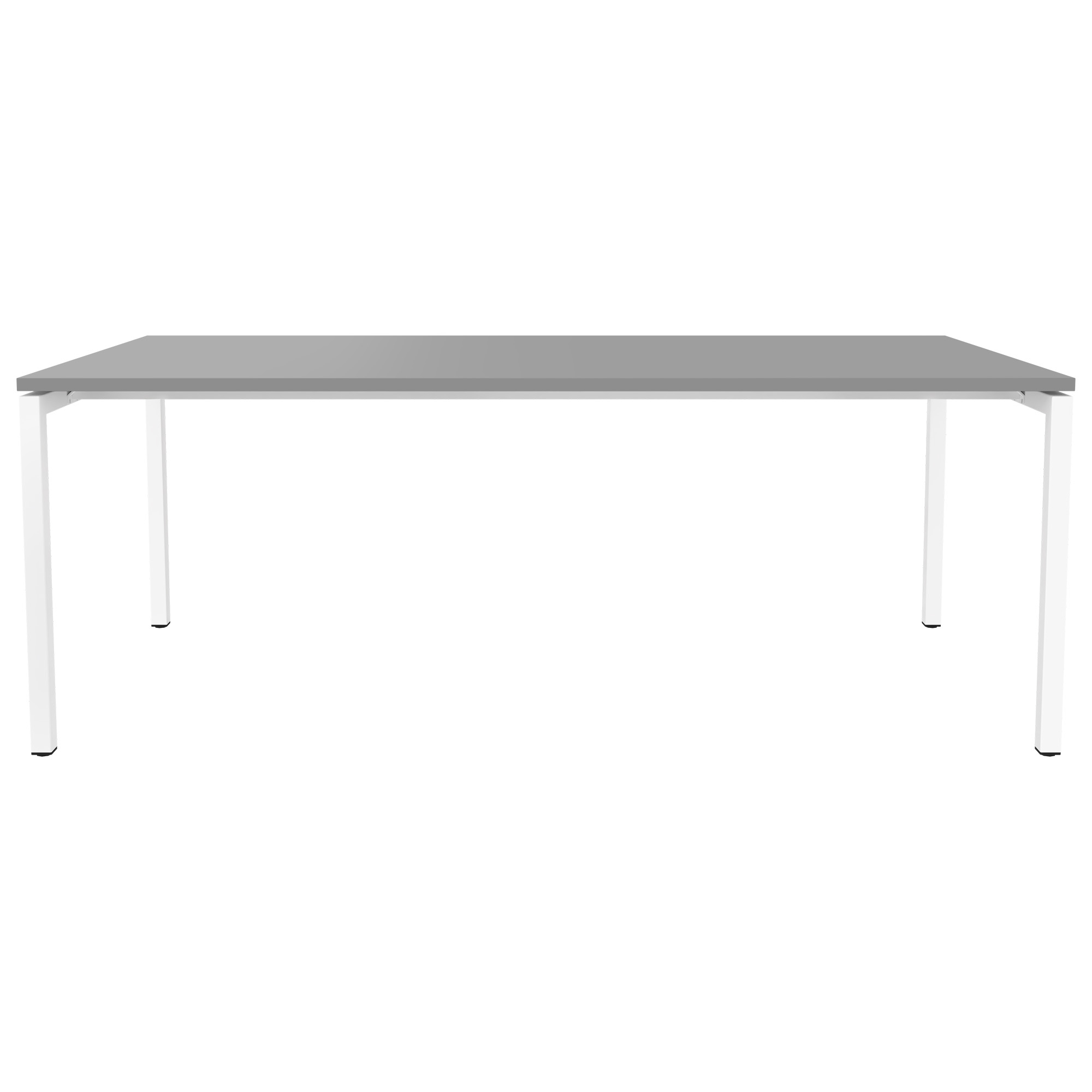 NOVA U meeting table | 2000 x 1000 mm, pearl gray - 3 Main Image