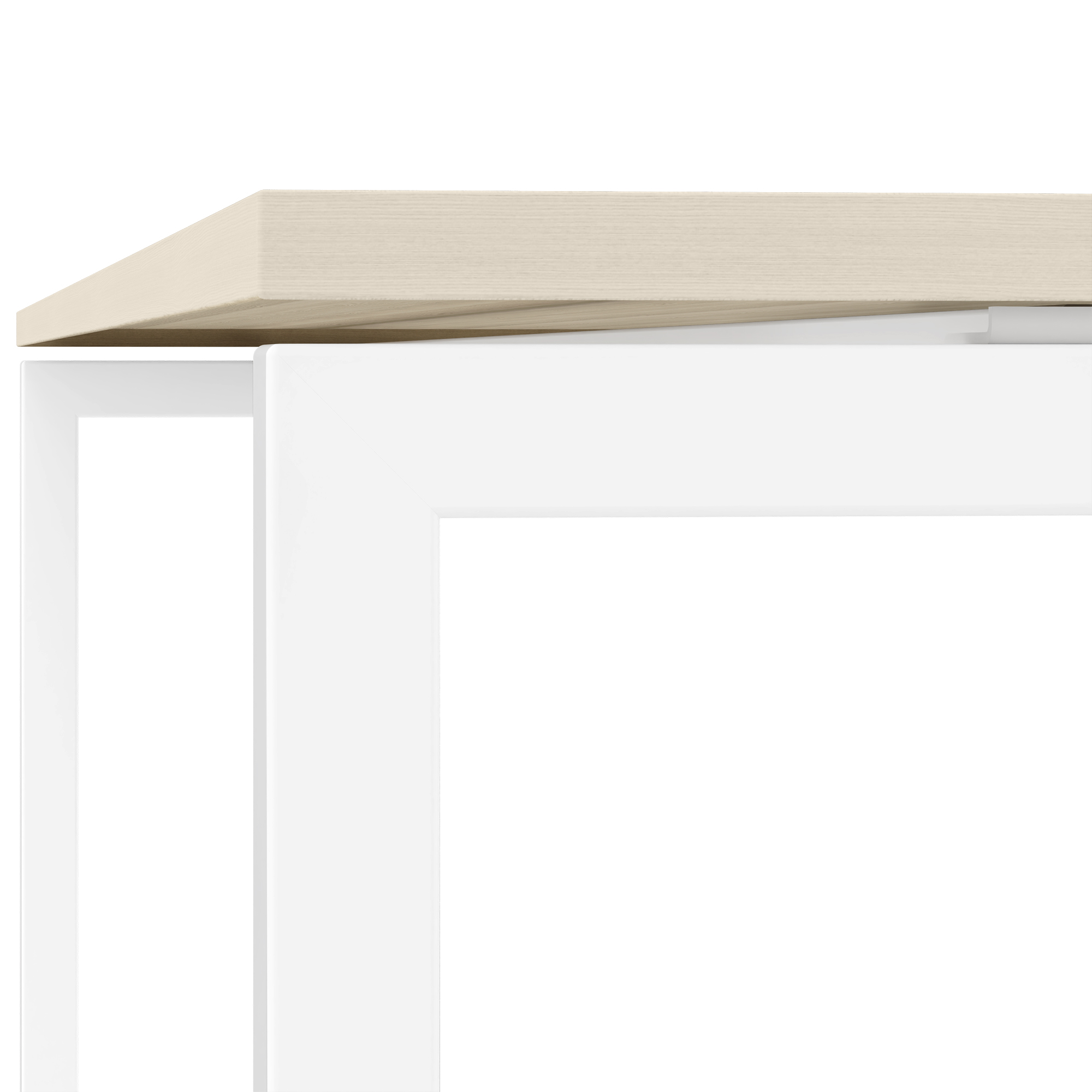 NOVA U meeting table | 2000 x 1000 mm, maple - 4 Main Image