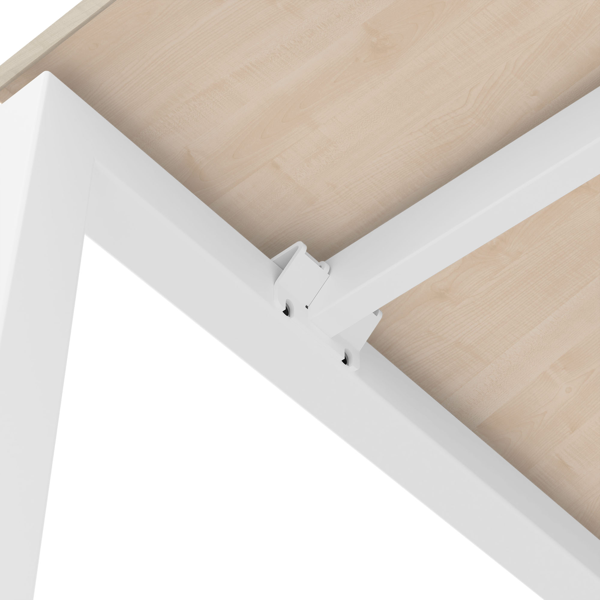 NOVA U meeting table | 2000 x 1000 mm, maple - 5 Main Image