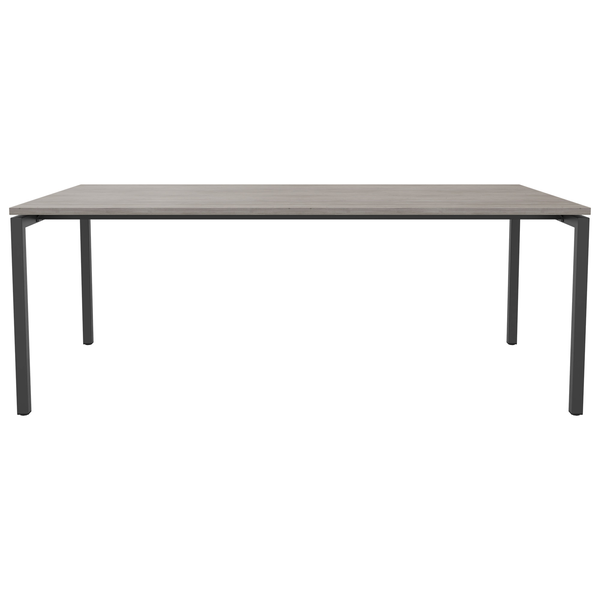 NOVA U meeting table | 2000 x 1000 mm, gray northern oak - 2 Main Image