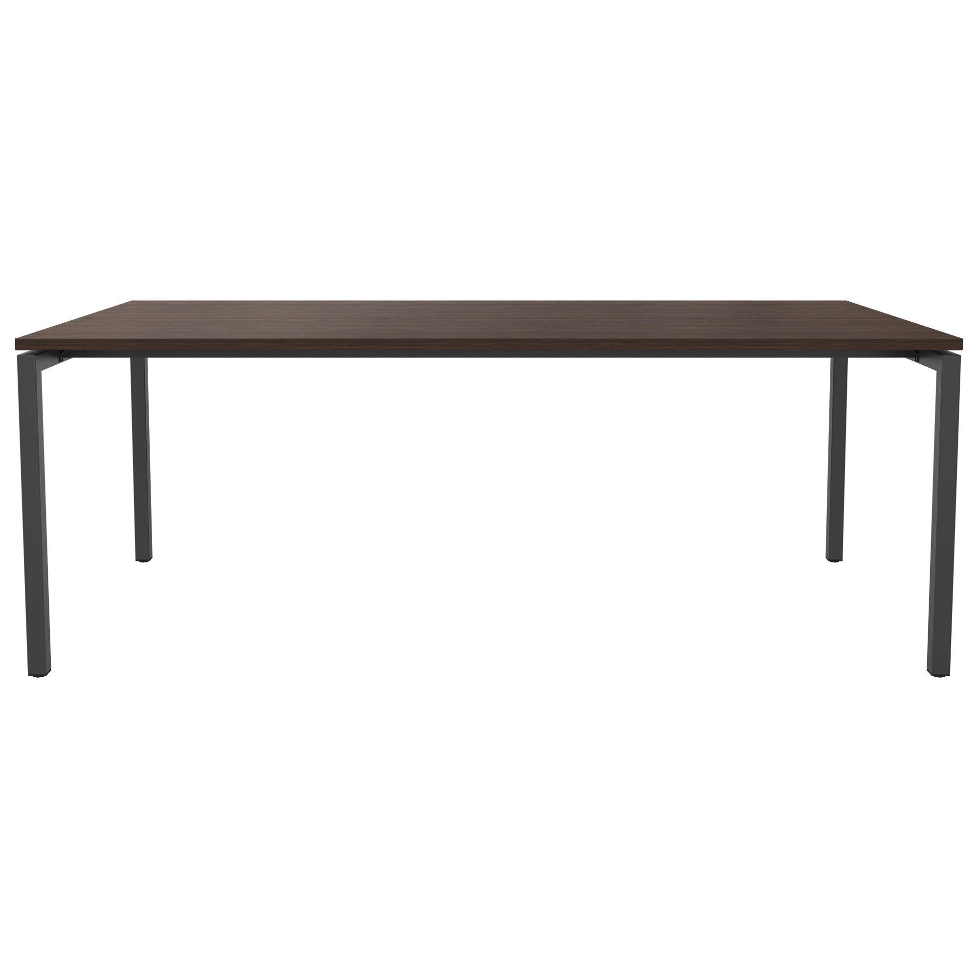 NOVA U meeting table | 2000 x 1000 mm, walnut - 2 Main Image