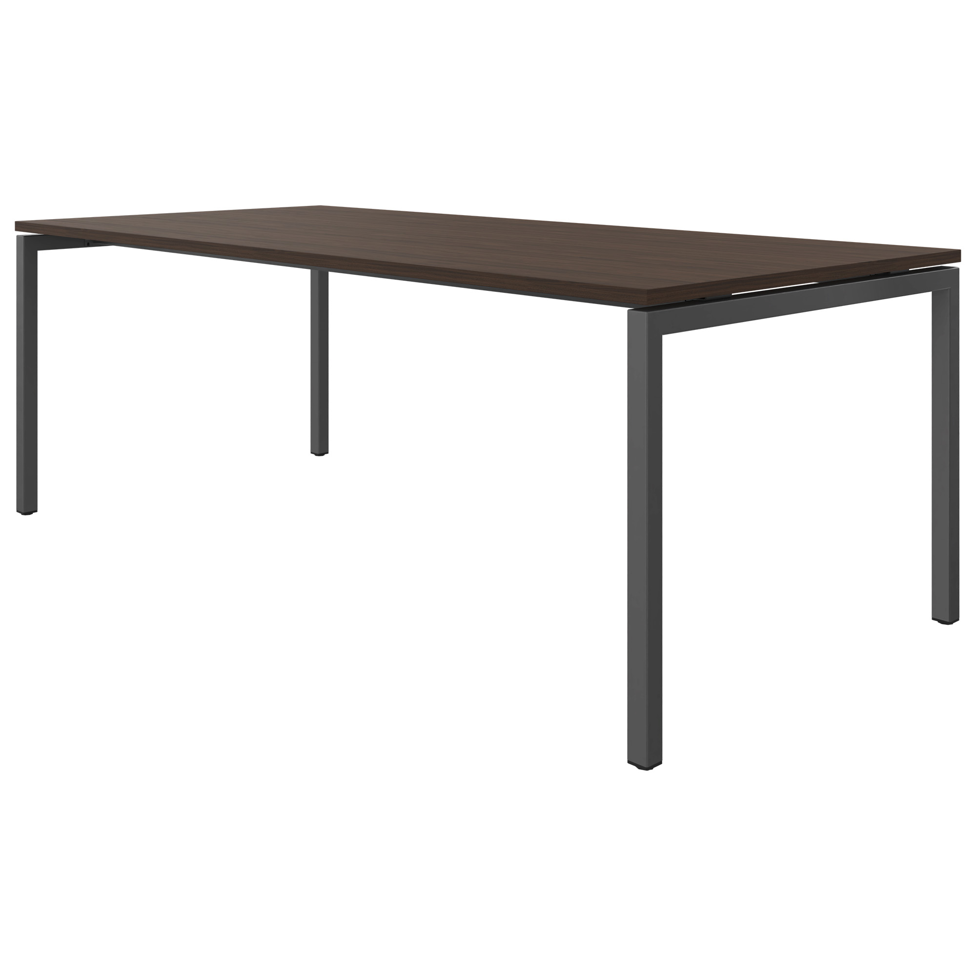 NOVA U meeting table | 2000 x 1000 mm, walnut - 3 Main Image