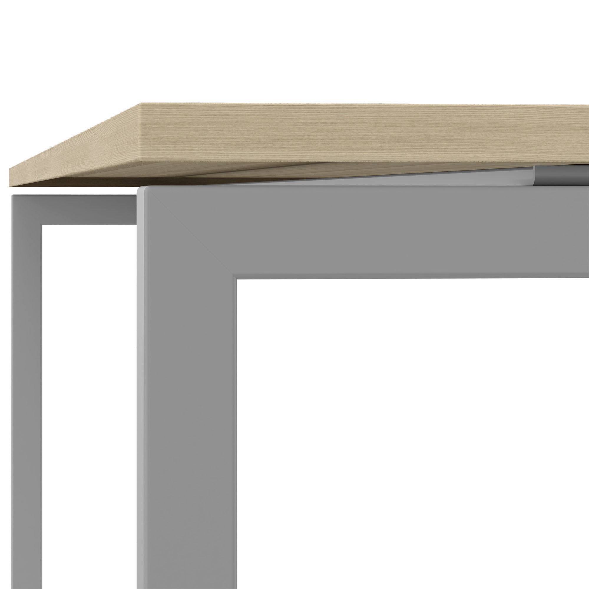 NOVA U meeting table | 2000 x 1000 mm, sand ash - 4 Main Image