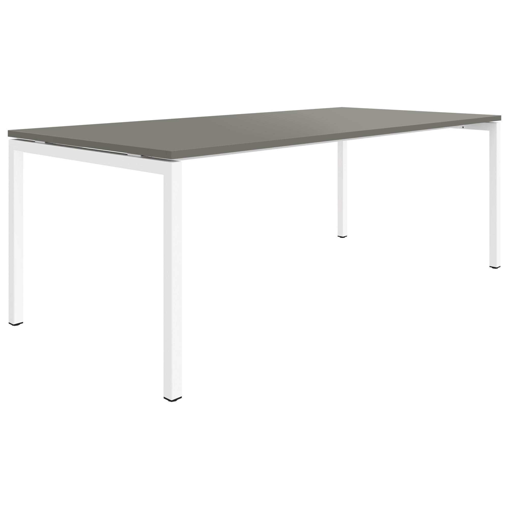 NOVA U meeting table | 2000 x 1000 mm, Cubanite gray - 1 Main Image