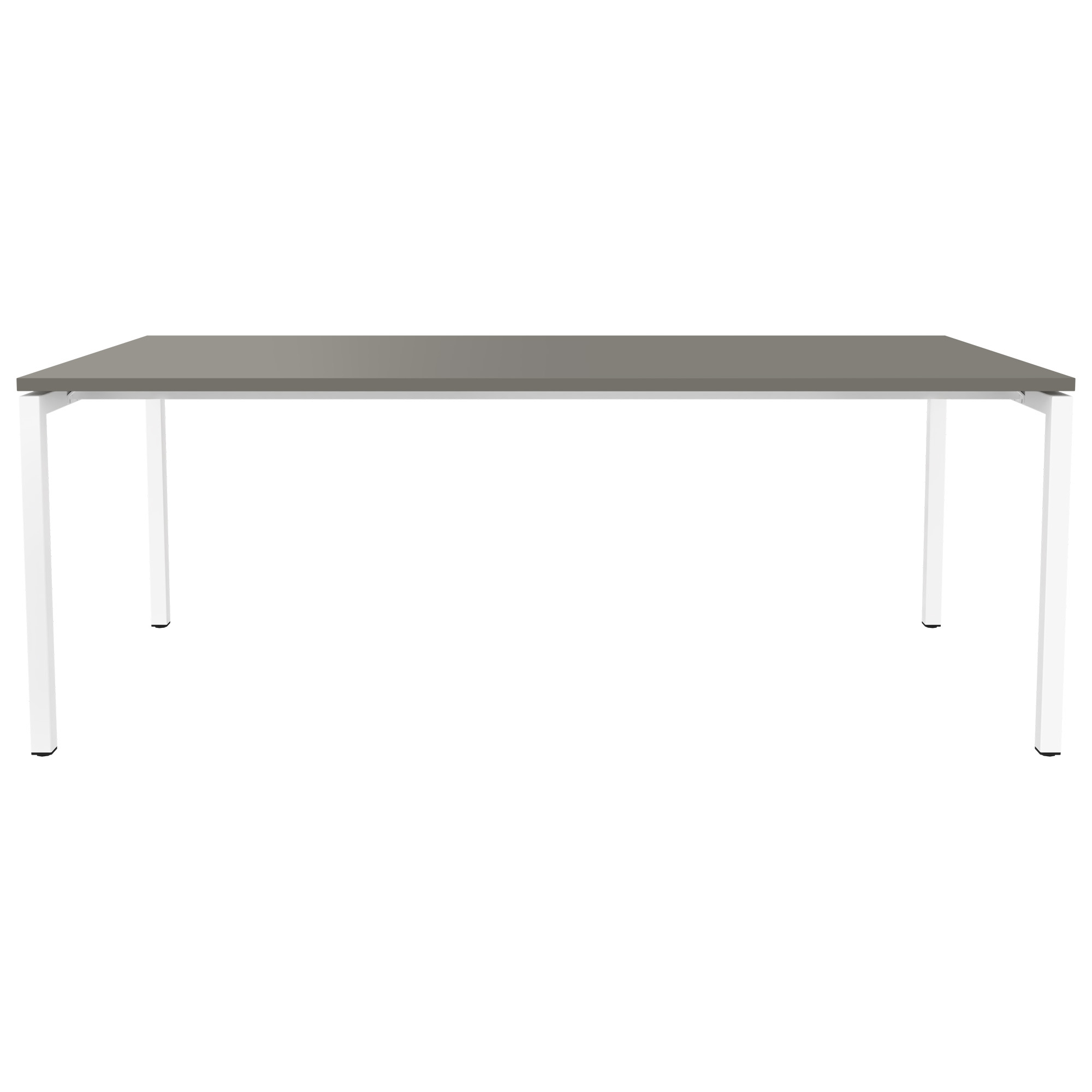 NOVA U meeting table | 2000 x 1000 mm, Cubanite gray - 2 Main Image