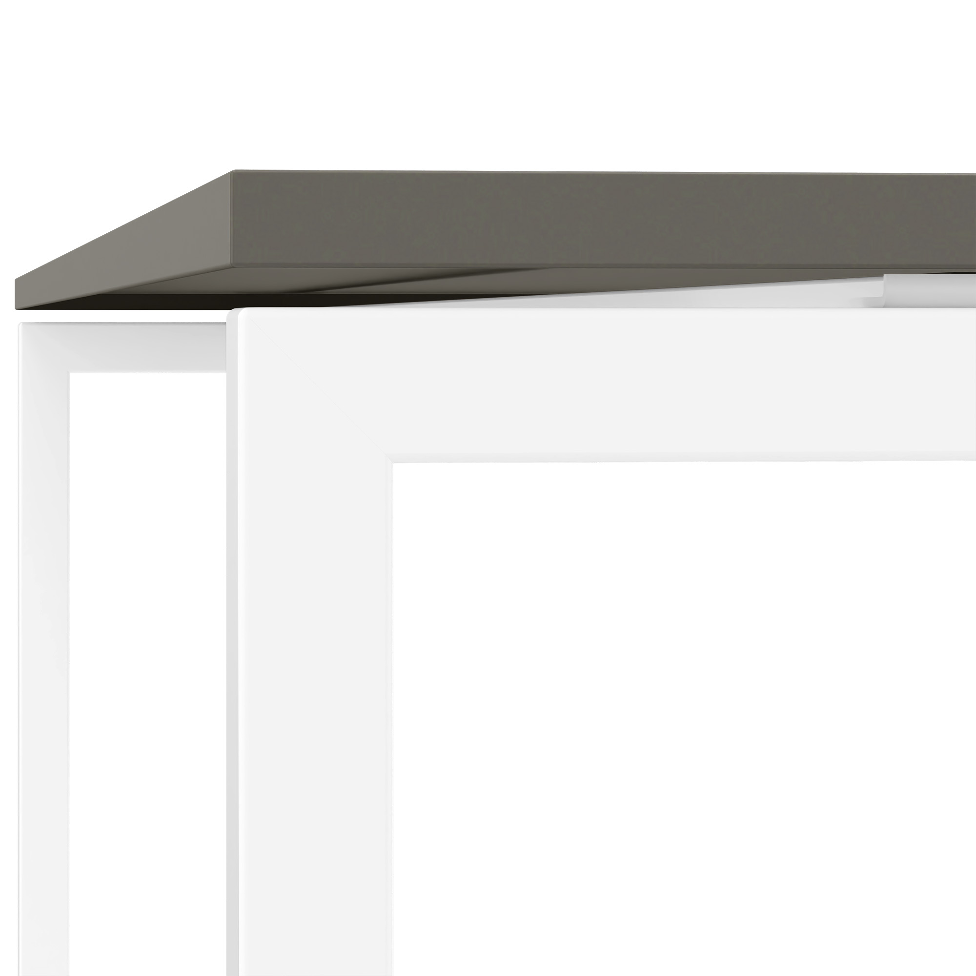 NOVA U meeting table | 2000 x 1000 mm, Cubanite gray - 4 Main Image
