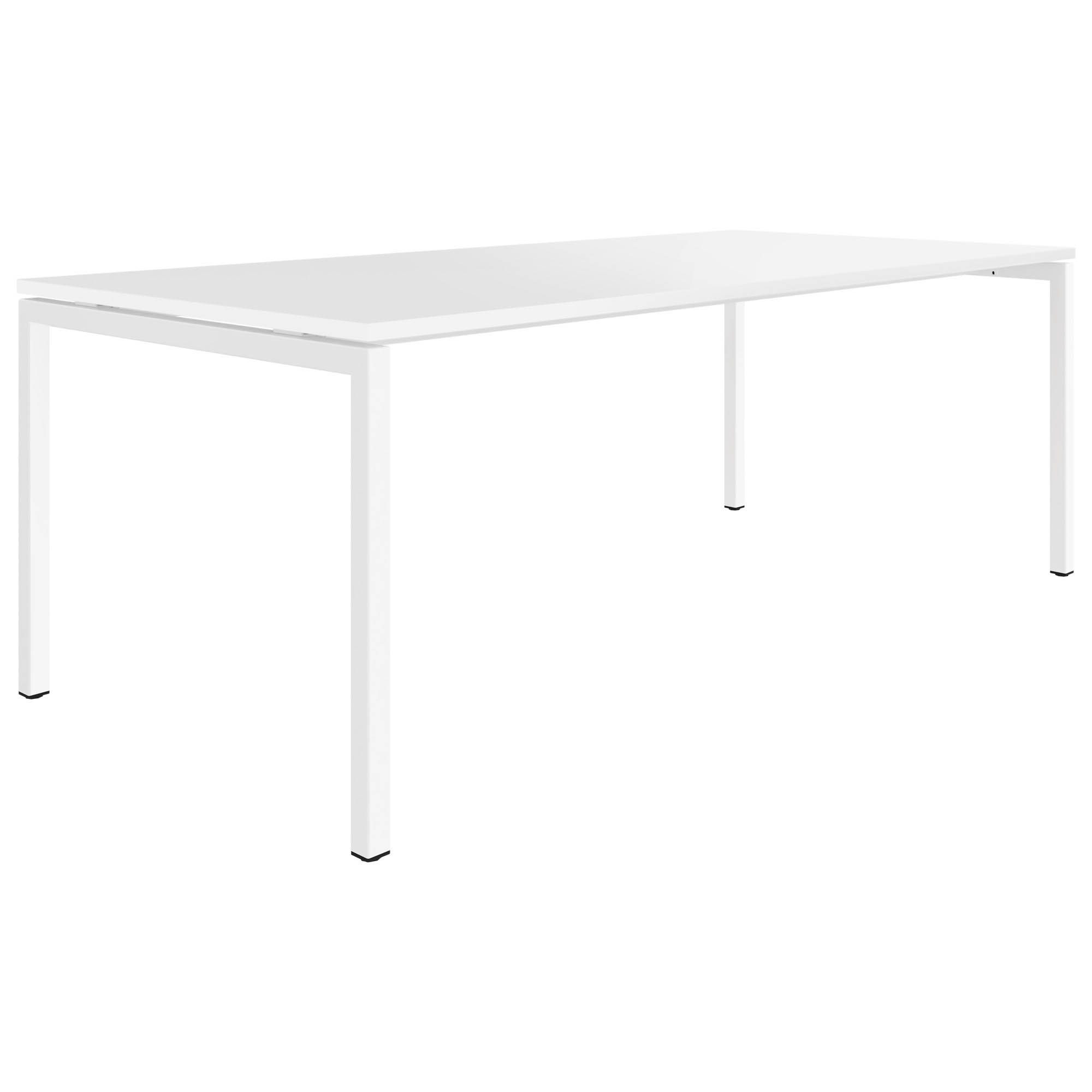 NOVA U CHIET DE BUREAU | 2000 x 1000 mm, blanc - 1 Main Image