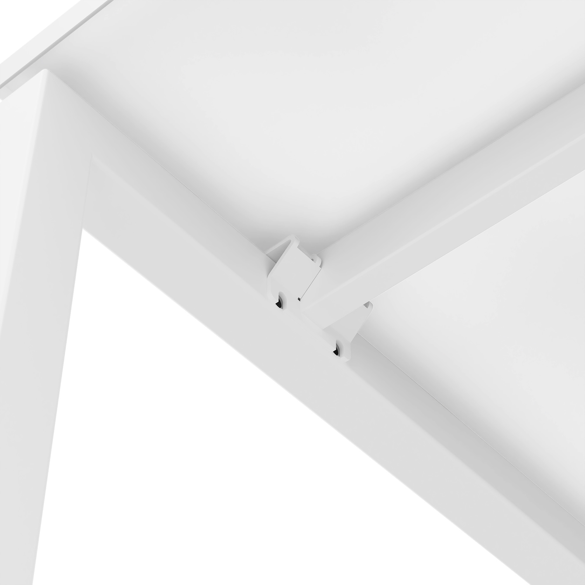 NOVA U CHIET DE BUREAU | 2000 x 1000 mm, blanc - 5 Main Image