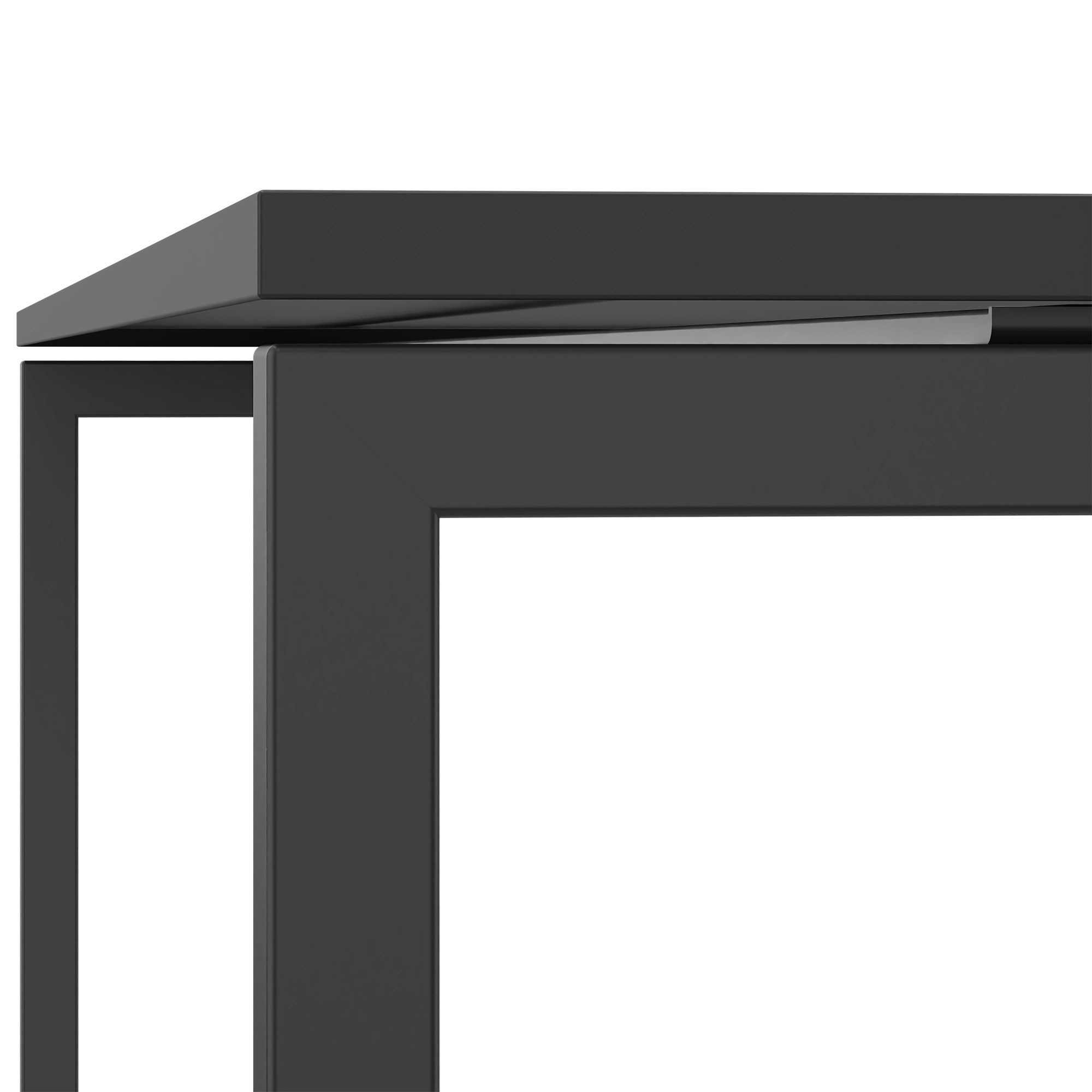 NOVA U CHIET DE BUREAU | 2000 x 1000 mm, anthracite - 4 Main Image