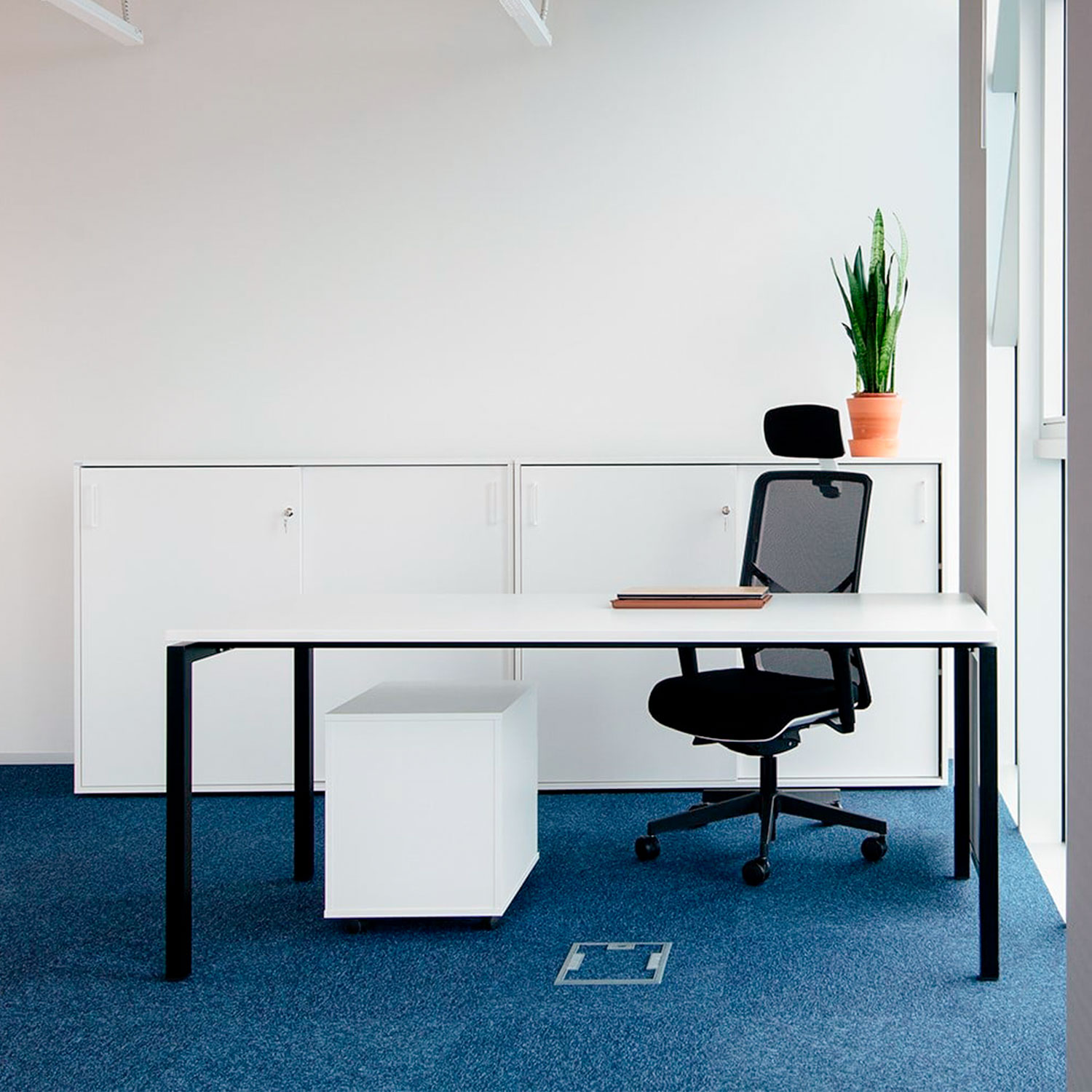 NOVA U CHIET DE BUREAU | 2000 x 1000 mm, anthracite - 13 Main Image