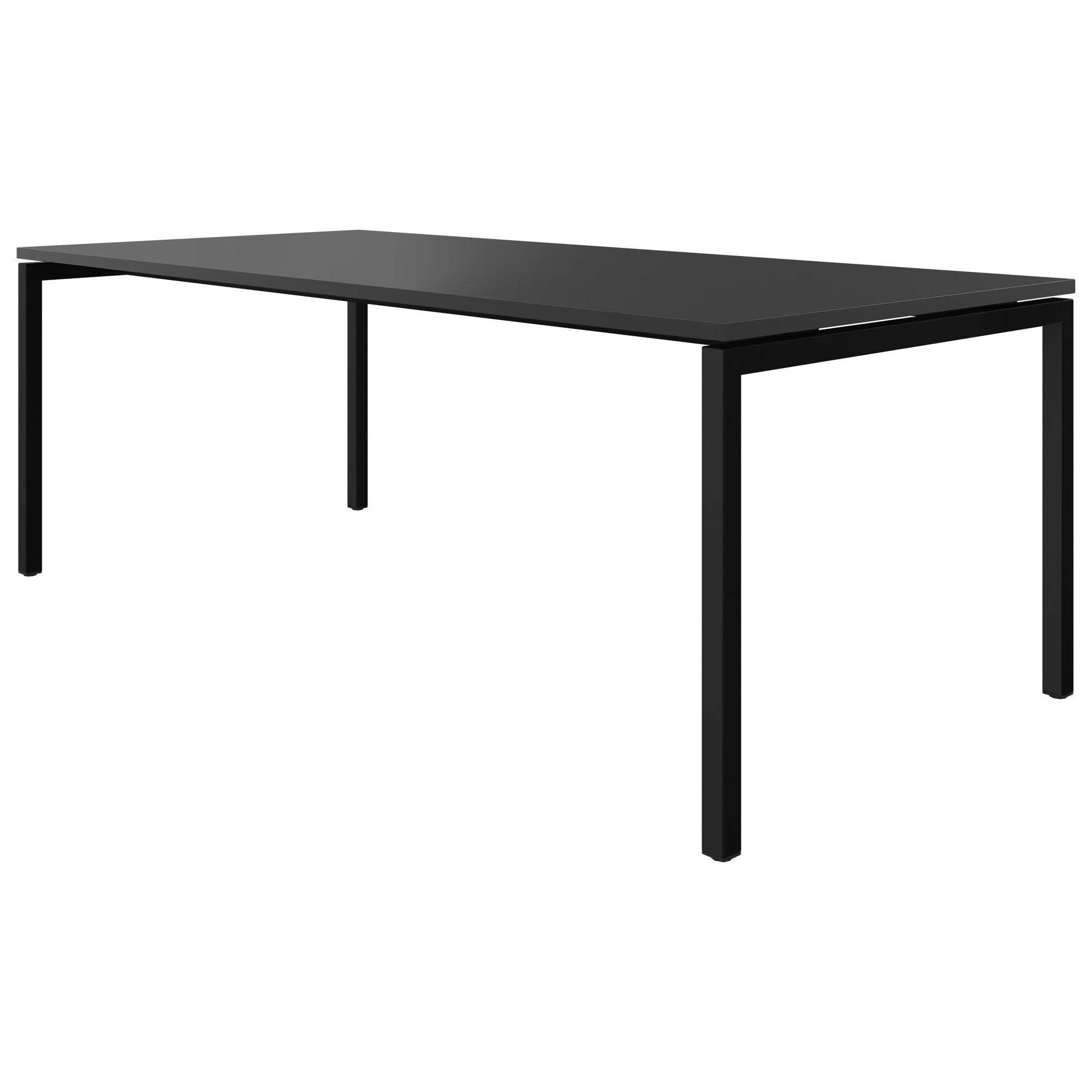 NOVA U executive desk | 2000 x 1000 mm, anthracite - 4 Main Image