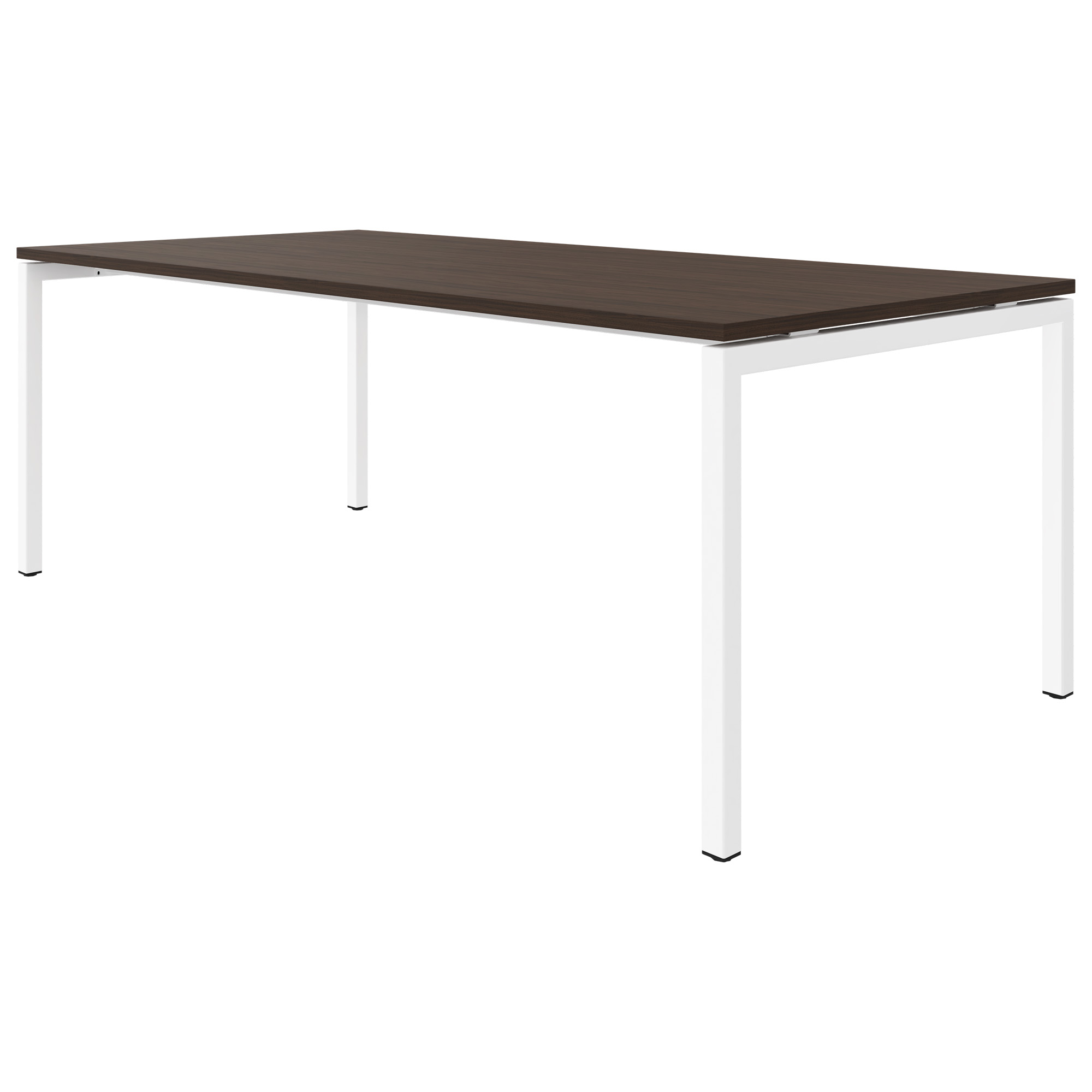 NOVA U executive desk | 2000 x 1000 mm, walnut - 4 Main Image