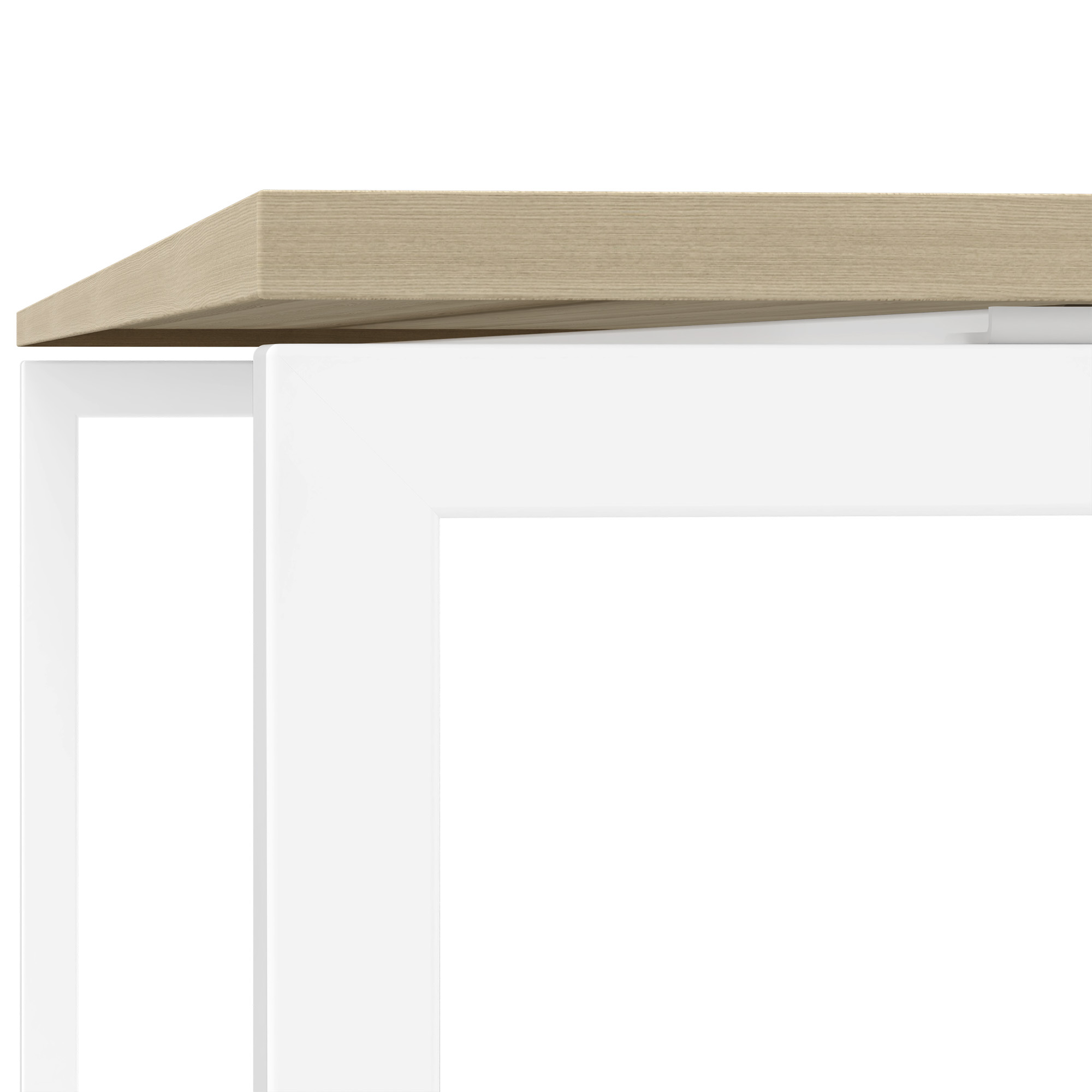 NOVA U executive desk | 2000 x 1000 mm, sand ash - 4 Main Image