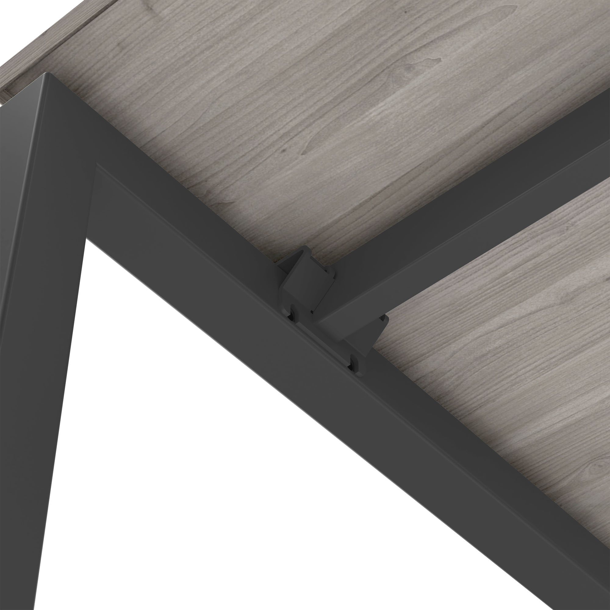 NOVA U executive desk | 2000 x 1000 mm, gray northern oak - 5 Main Image