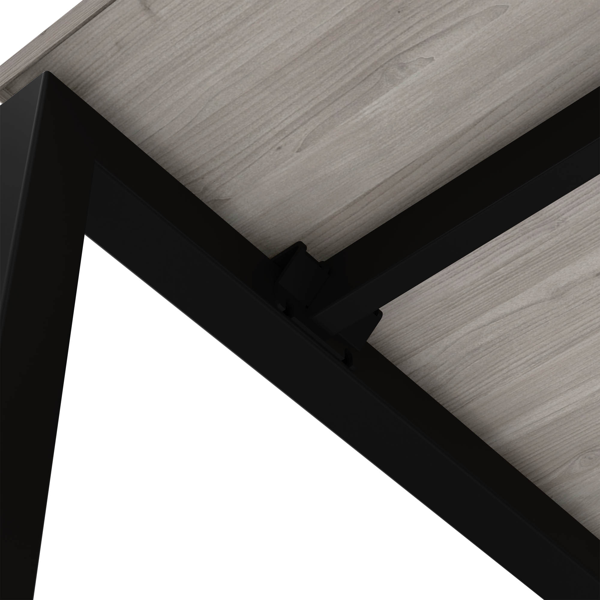 NOVA U executive desk | 2000 x 1000 mm, gray northern oak - 5 Main Image